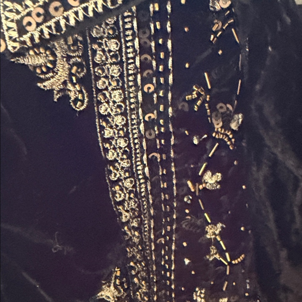 Free People Black Embroidered Blazer - Picture 6 of 8